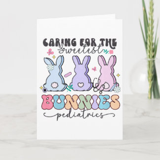 Women Caring For The Sweetest Bunnies Paediatrics  Card
