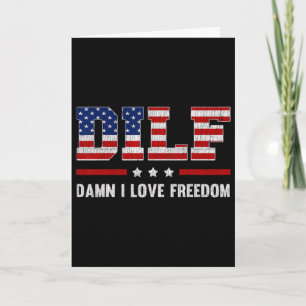 Women Cat Sunflower 4th Of July Faith Freedom Patr Card
