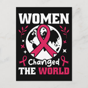 Women Changed The World Feminist Postcard