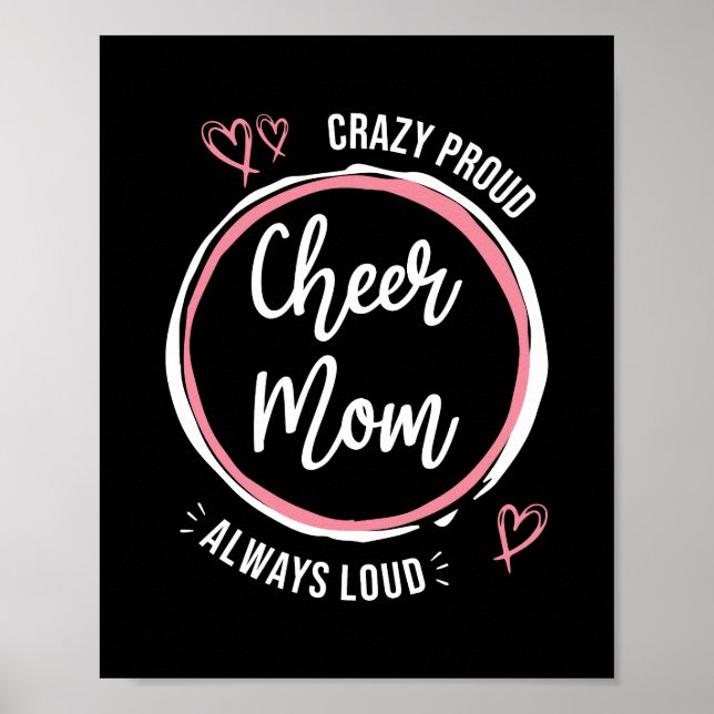 Women Cheer Mom Poster (Front)