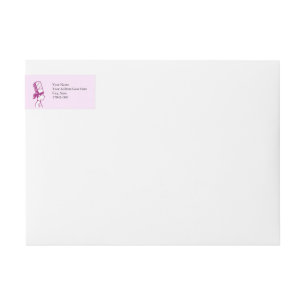Women Chef Wraparound Address Label
