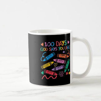 Women Christian Teacher Bible Verse 100 Days God S Coffee Mug