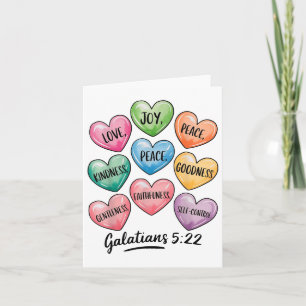 Women Christian Valentine Galatians Conversation H Card