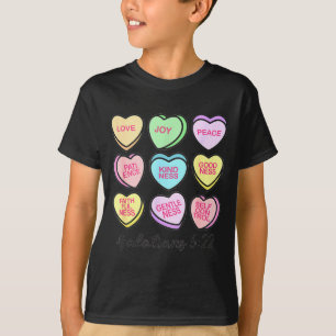 Women Christian Valentine Galatians Conversation H T-Shirt