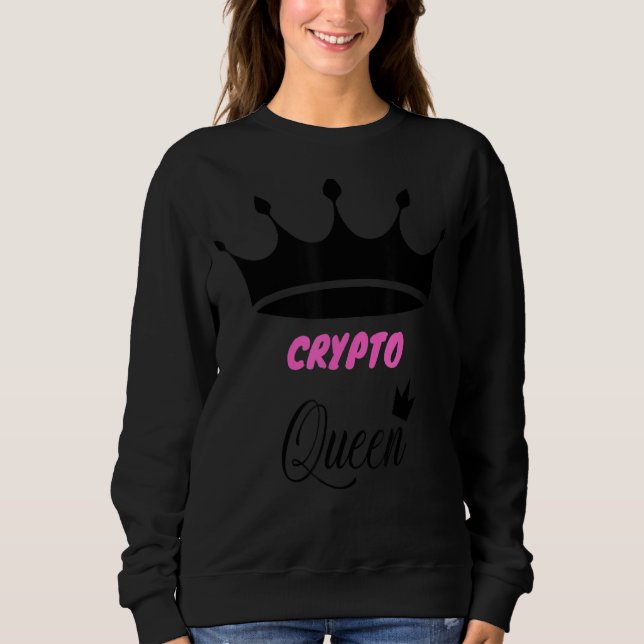Women Crypto investor Sweatshirt (Front)