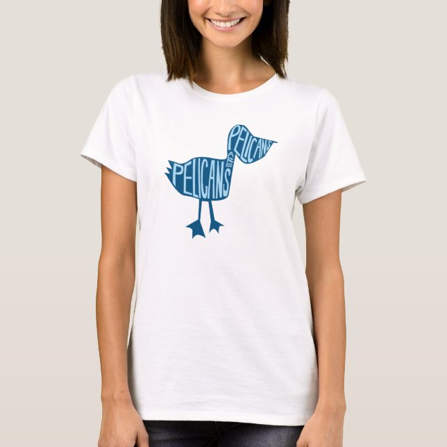 Women Cut Pelican Shirt (Front)