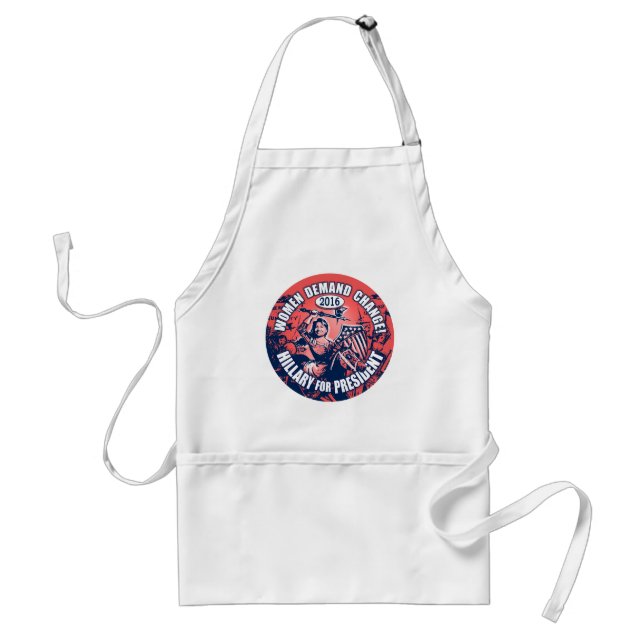 Women Demand Hillary 2016 Standard Apron (Front)