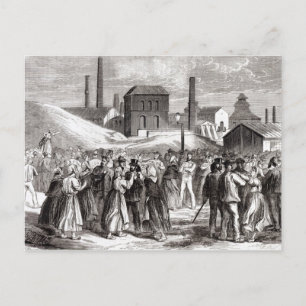 Women Demonstrating Postcard