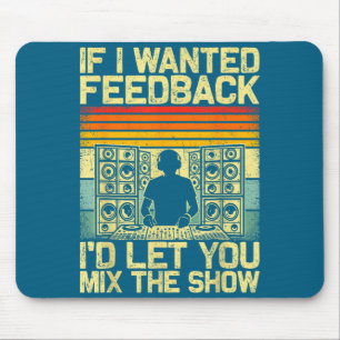 Women Dj Music Producer Dance Sound Mouse Pad