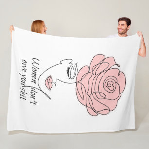 Women Don't Owe You Fleece Blanket