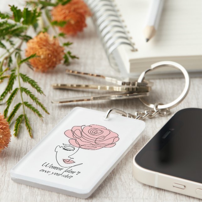 Women Don't Owe You Keychain (Front Right)