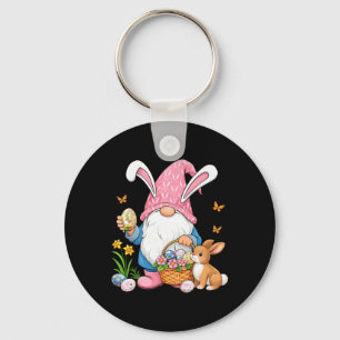 Women Easter Bunny With Gnome Easter Day Women Kid Key Ring