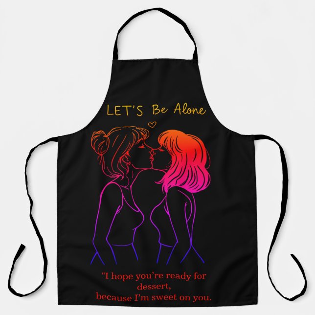Women enjoying a BBQ together with playful aprons (Front)