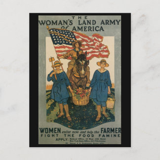 Women Enlist World War II Postcard