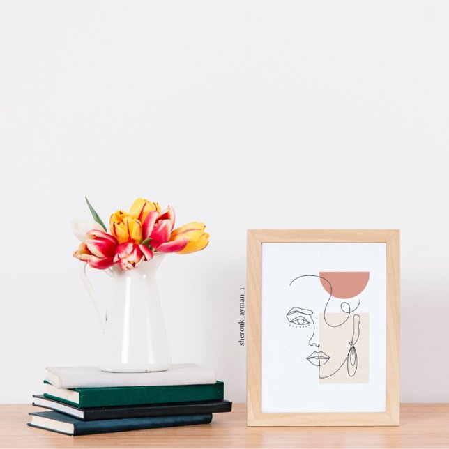 women face poster line art (Creator Uploaded)