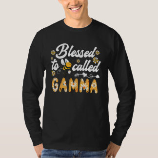 Women Family Matching Blessed to be called Gamma M T-Shirt