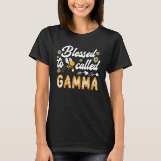 Women Family Matching Blessed to be called Gamma M T-Shirt