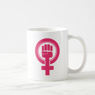 Women Fist Resist Symbol Coffee Mug