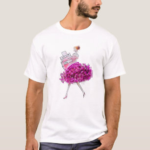 Women Flower Bloom Dress Women Like Perfume Lovers T-Shirt