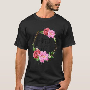 Women Flowers 1973 Defend Roe Women's Rights Roe V T-Shirt