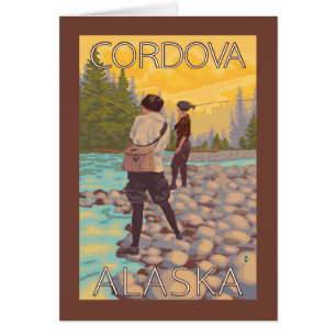 Women Fly Fishing - Cordova, Alaska