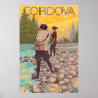 Women Fly Fishing - Cordova, Alaska