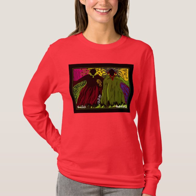 'WOMEN FOLK' LONG SLEEVE SHIRT (Front)