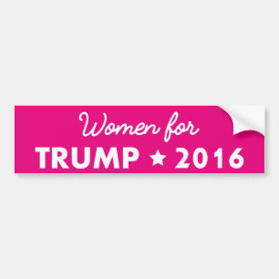 Women for Donald Trump Bumper Sticker