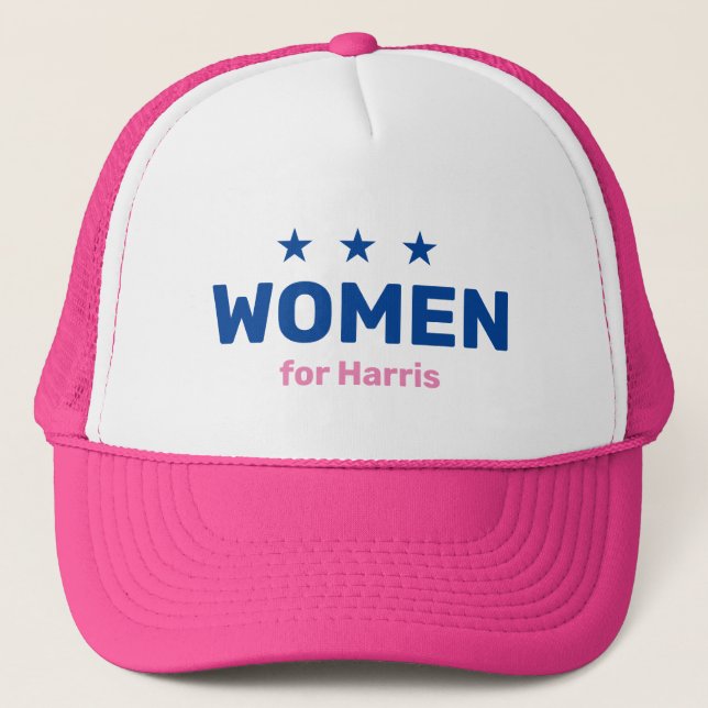 Women For Harris 2024  Trucker Hat (Front)