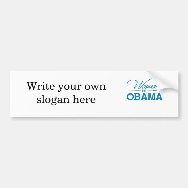 Women for Obama Bumper Sticker (Front)