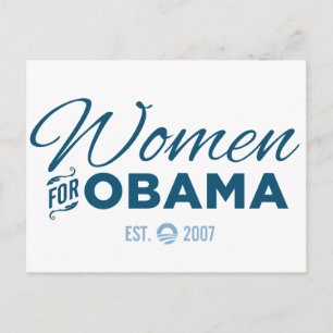 Women for Obama Postcard