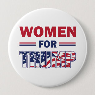 Women for Trump 10 Cm Round Badge