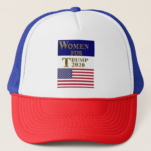 WOMEN FOR TRUMP 2020 TRUCKER HAT (Front)