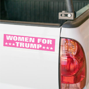 Women for Trump 2024 MAGA Election Bumper Sticker