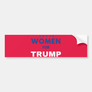 Women For Trump Bumper Sticker