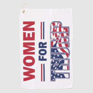 Women For Trump Golf Towel