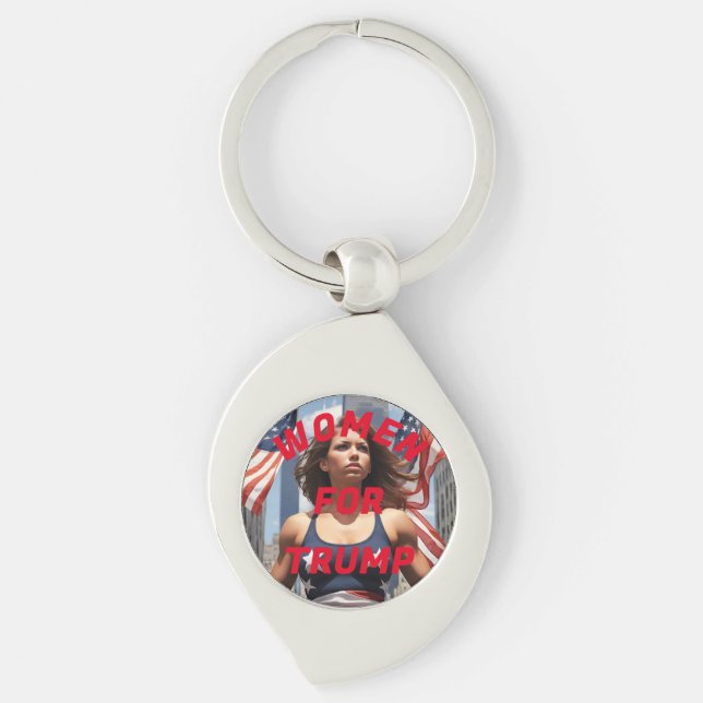 WOMEN FOR TRUMP KEY RING (Front)