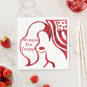 WOMEN FOR TRUMP NAPKIN