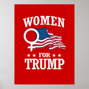 WOMEN FOR TRUMP POSTER
