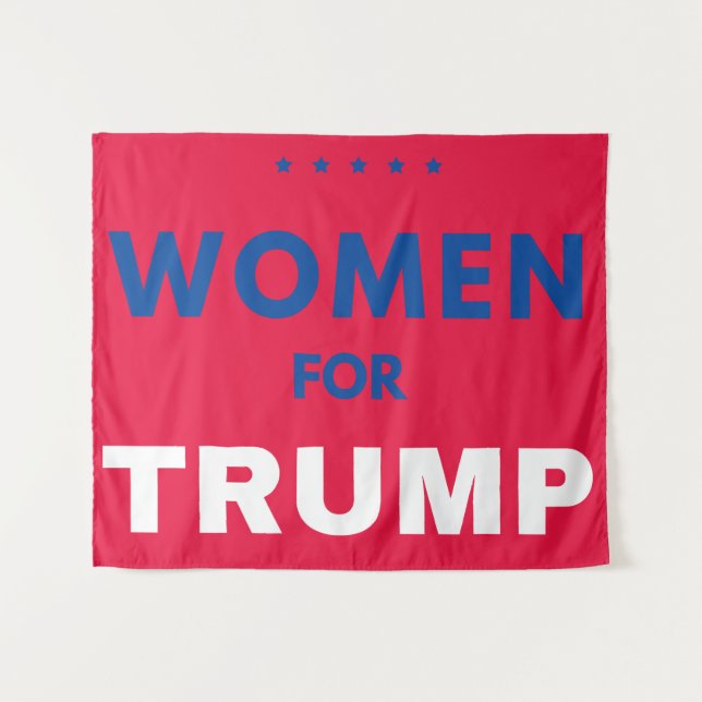 Women For Trump Tapestry (Front (Horizontal))