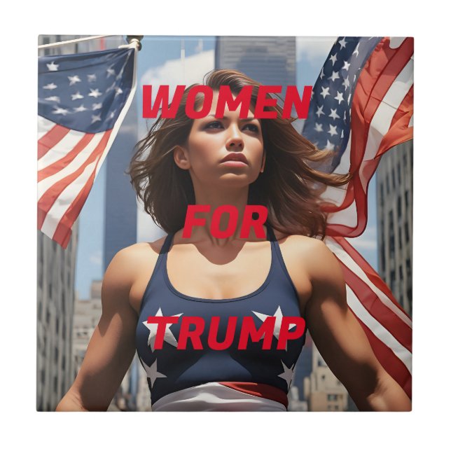 WOMEN FOR TRUMP TILE (Front)