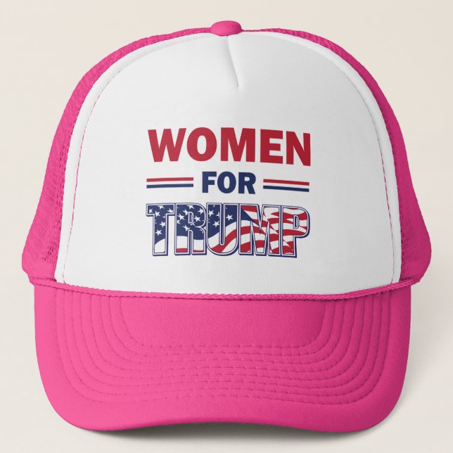 Women for Trump Trucker Hat (Front)