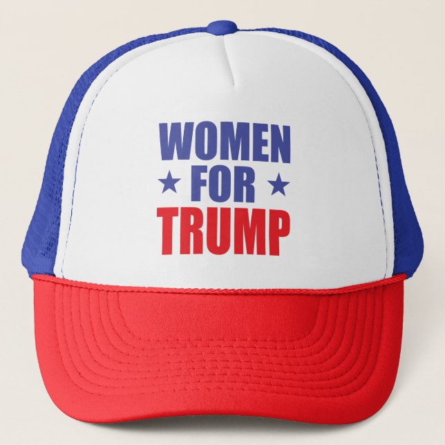 Women For Trump Trucker Hat (Front)