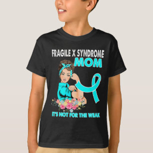 Women Fragile X Syndrome Awareness Ribbon  T-Shirt