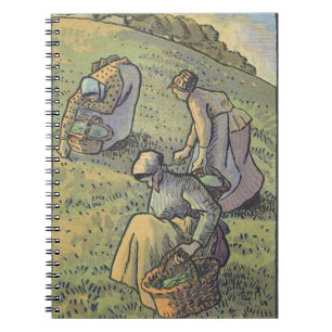 Women Gathering Mushrooms, from 'Travaux des Champ Notebook