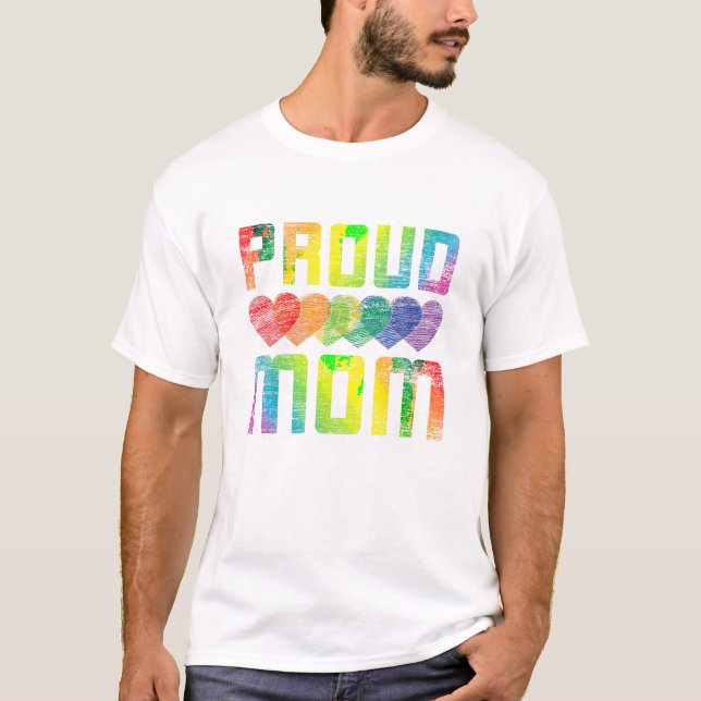 Women Gift Proud Mum T-Shirt (Front)