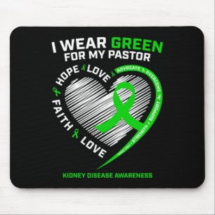 Women Gifts Christian Pastor Kidney Disease Awaren Mouse Pad