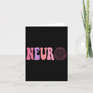 Women Girl Neurology Neuro Nurse Neuro Squad Card