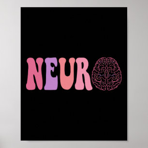 Women Girl Neurology Neuro Nurse Neuro Squad Poster