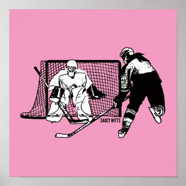 Women & Girls Shot On Net Hockey Player (female) P Poster (Front)